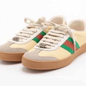 gucci g74 web low sneakers size 38